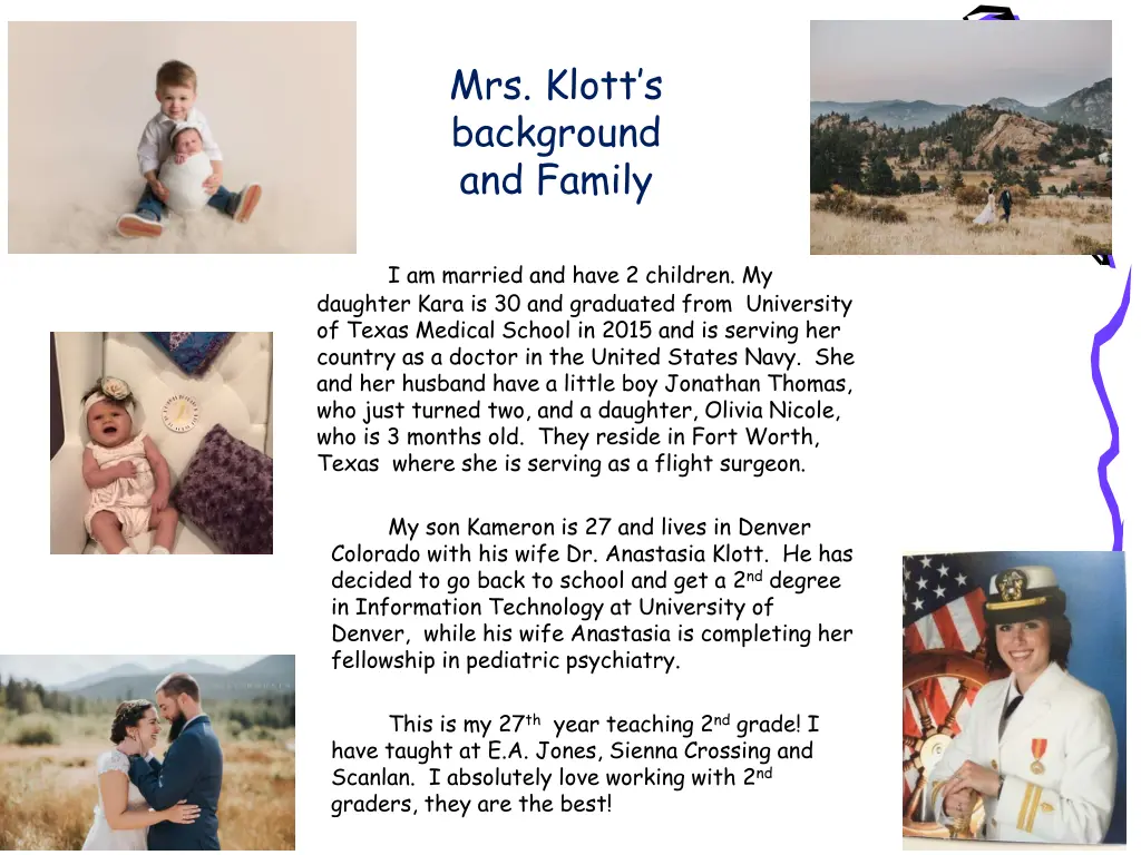 mrs klott s background and family