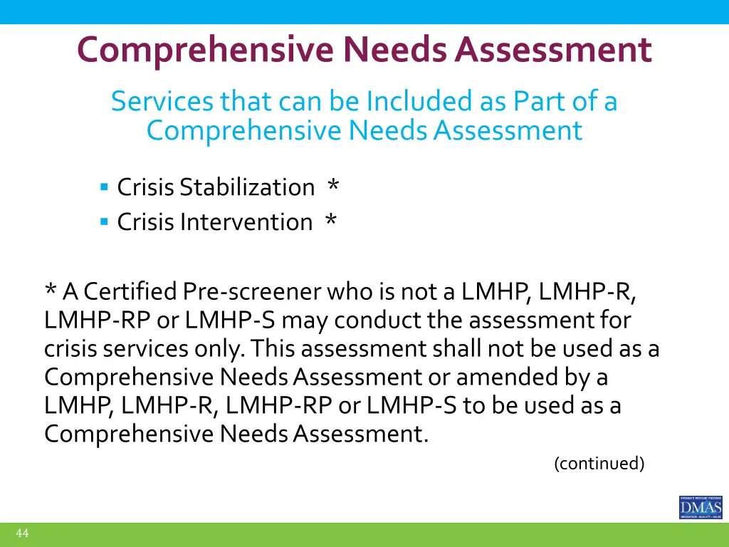 comprehensive needs assessment 25