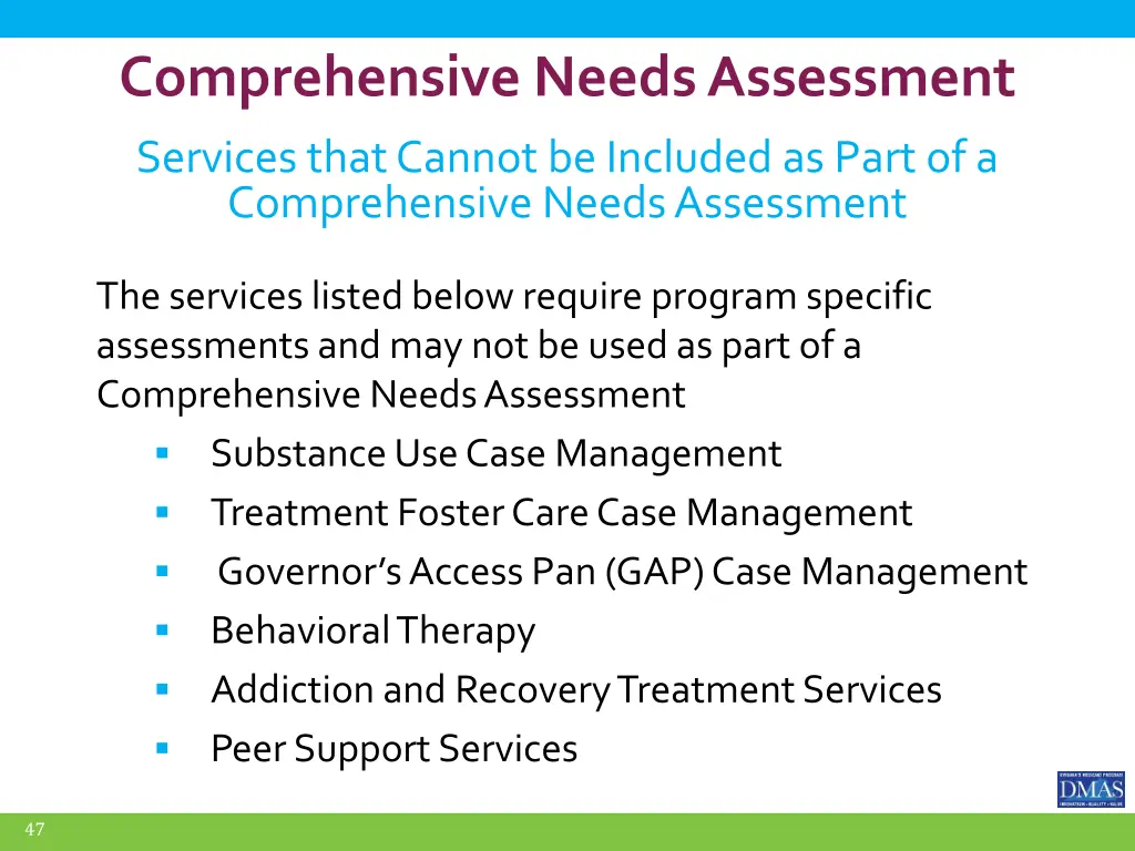 comprehensive needs assessment 28