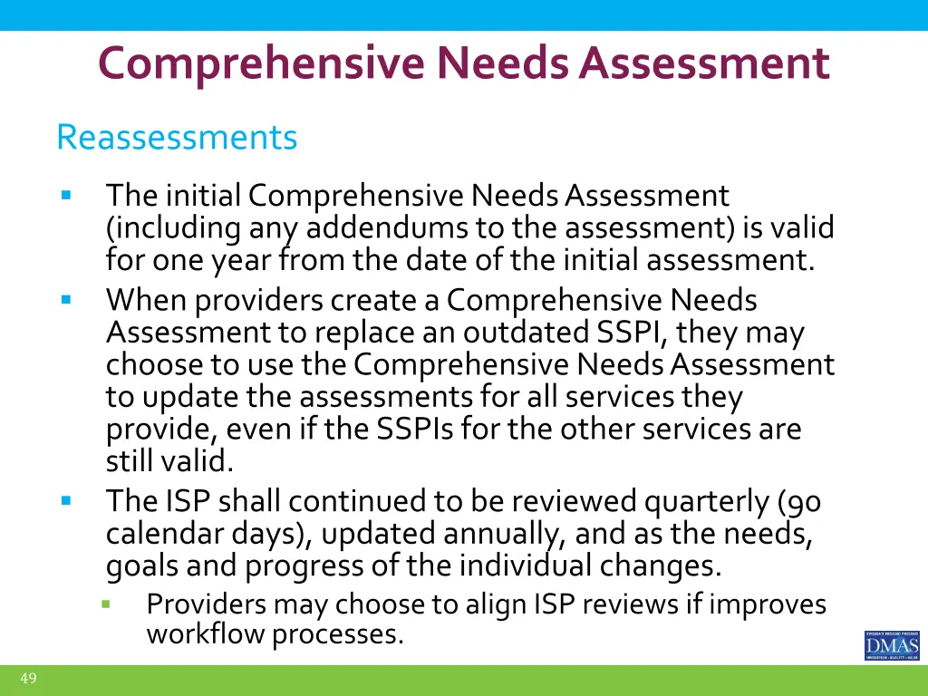 comprehensive needs assessment 30