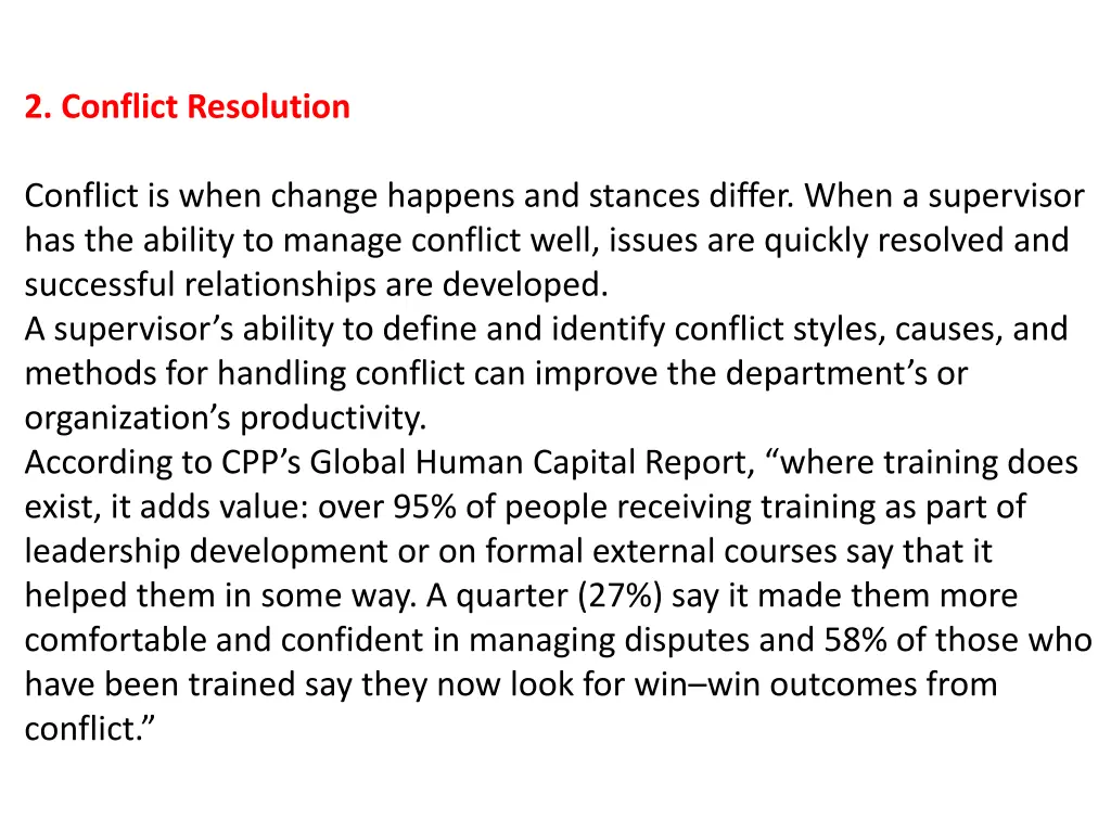 2 conflict resolution