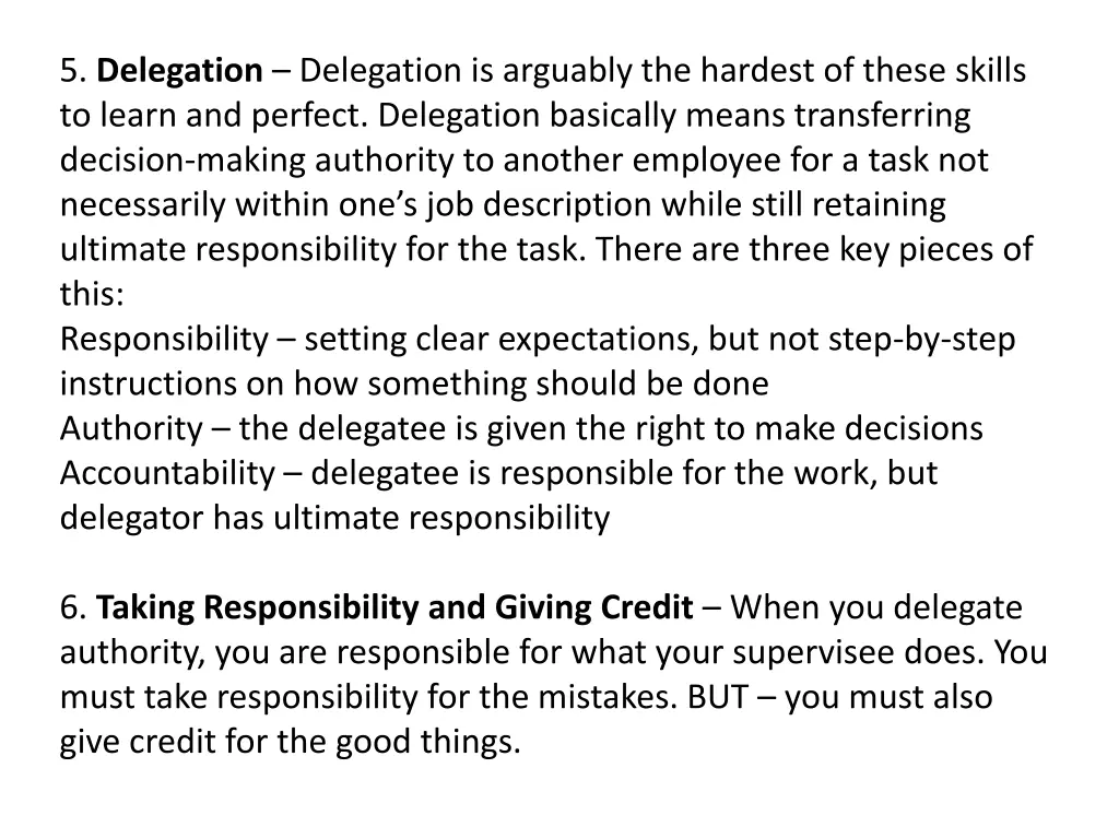 5 delegation delegation is arguably the hardest