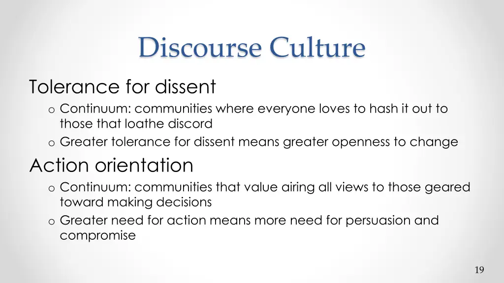 discourse culture