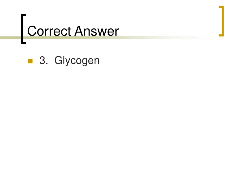 correct answer