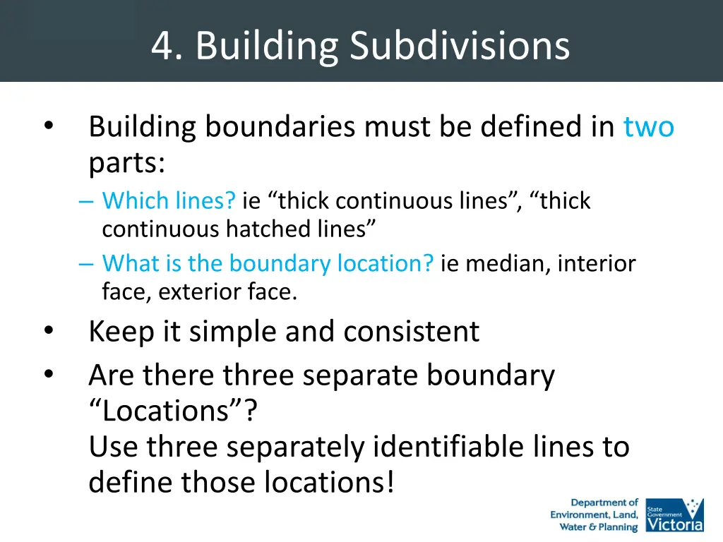 4 building subdivisions