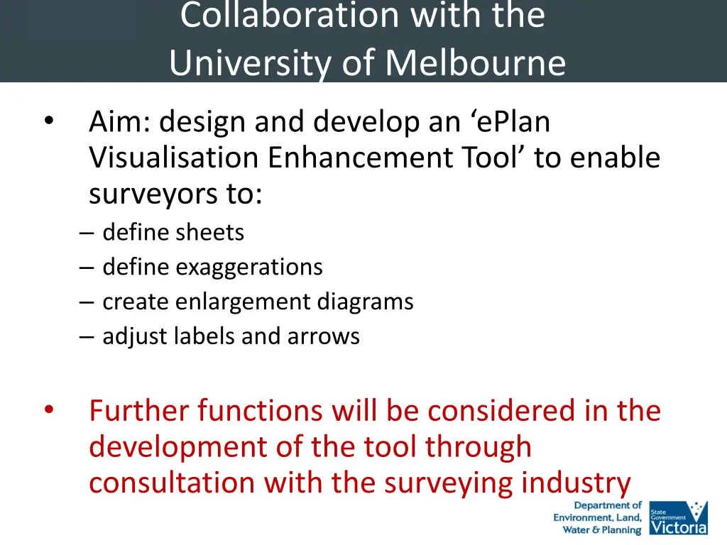 collaboration with the university of melbourne