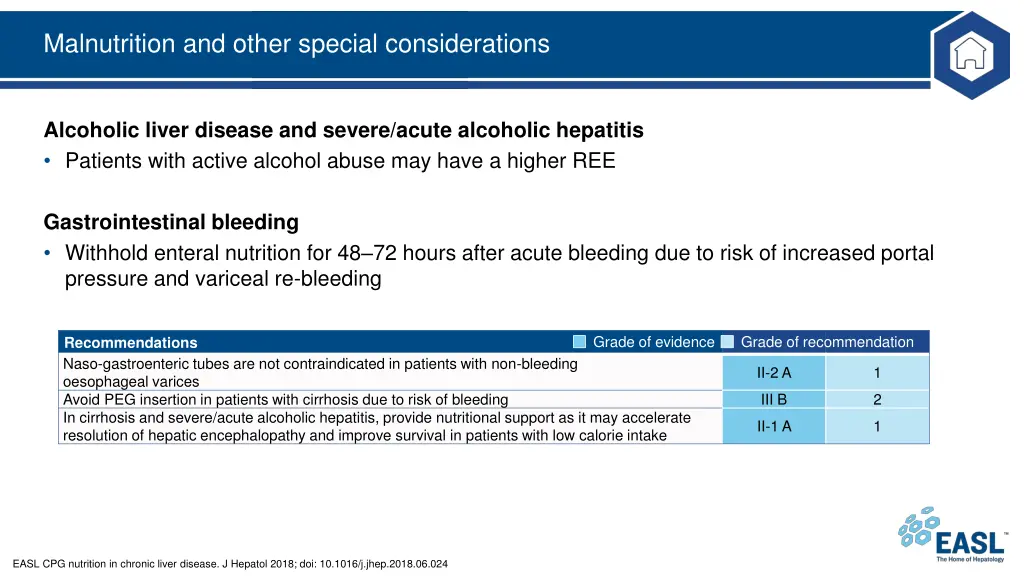 malnutrition and other special considerations