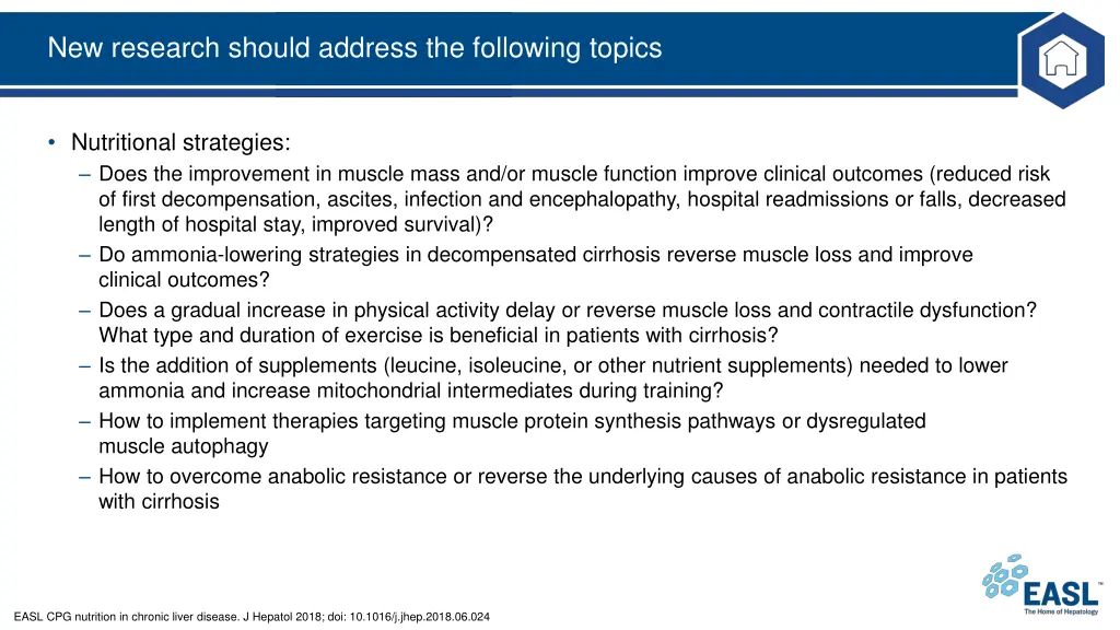 new research should address the following topics