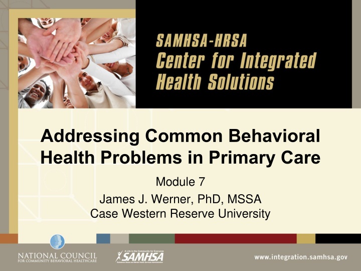 addressing common behavioral health problems