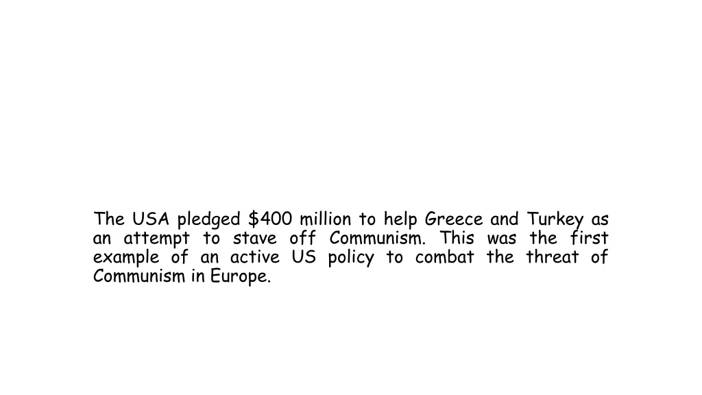 the usa pledged 400 million to help greece