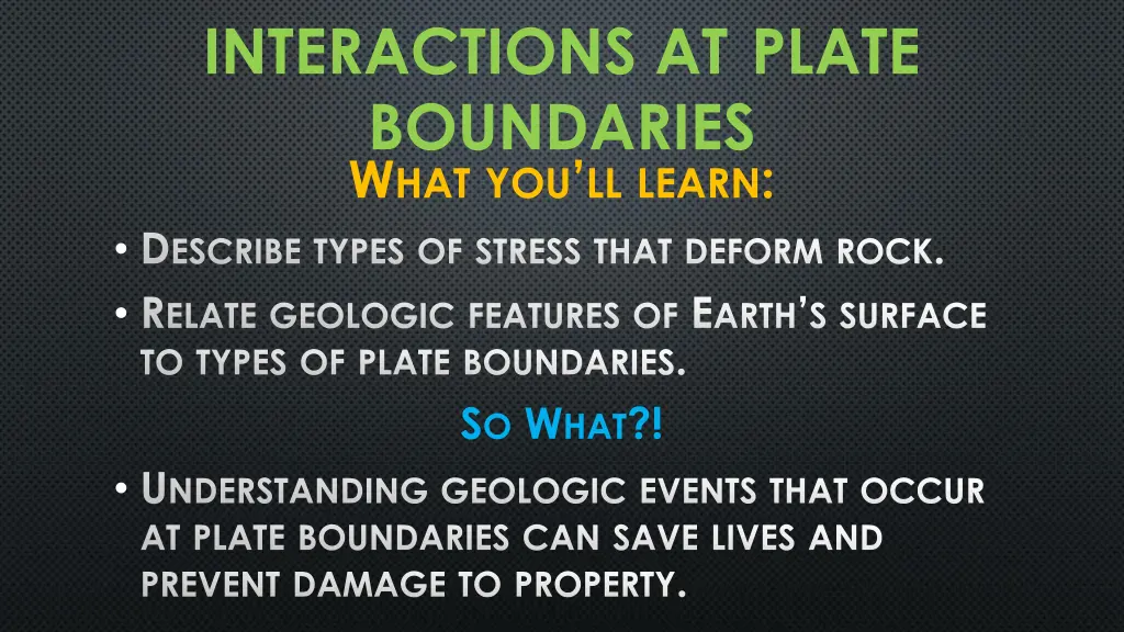 interactions at plate boundaries