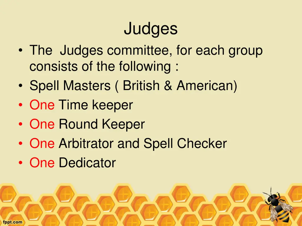 judges