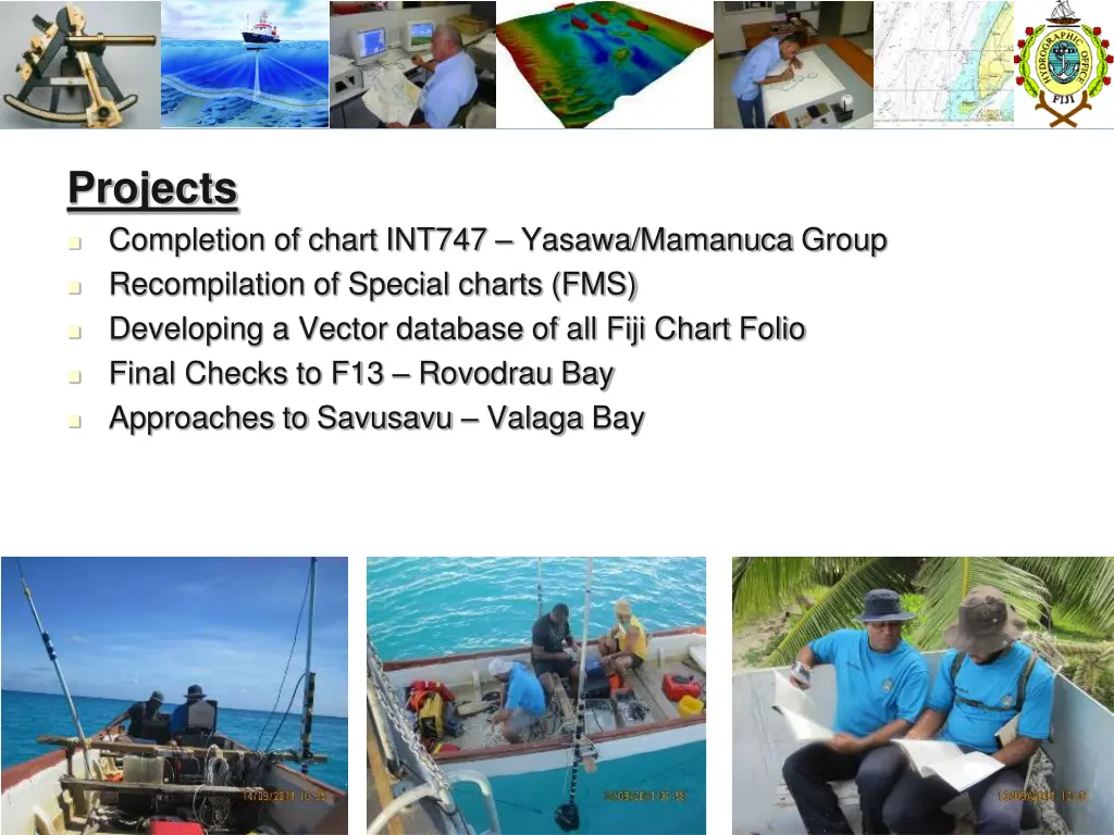 projects completion of chart int747 yasawa