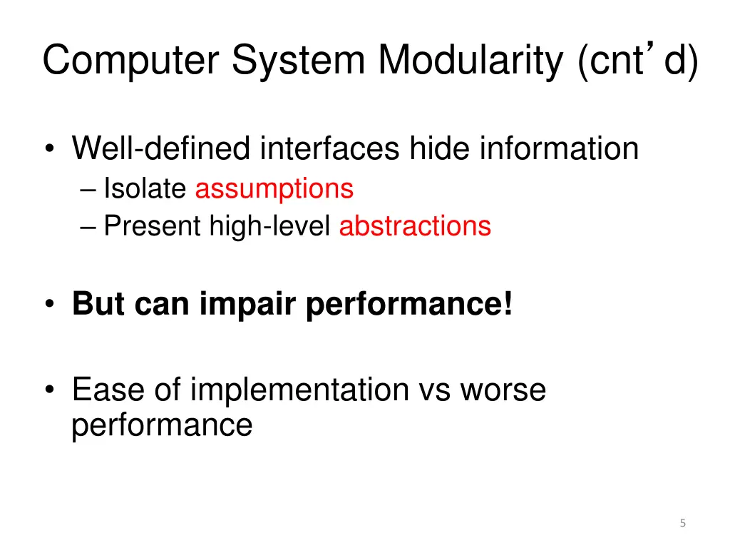 computer system modularity cnt d