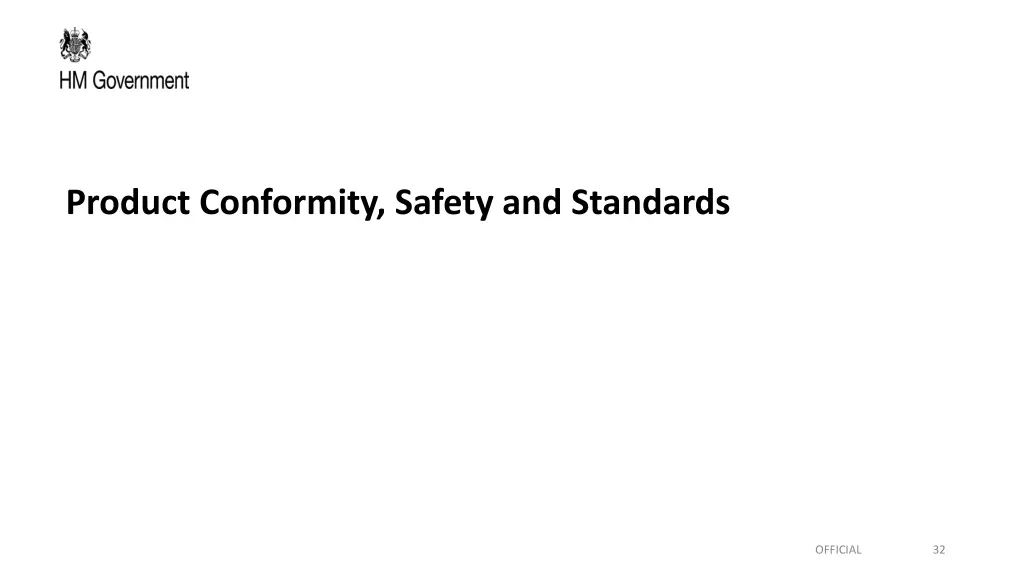 product conformity safety and standards