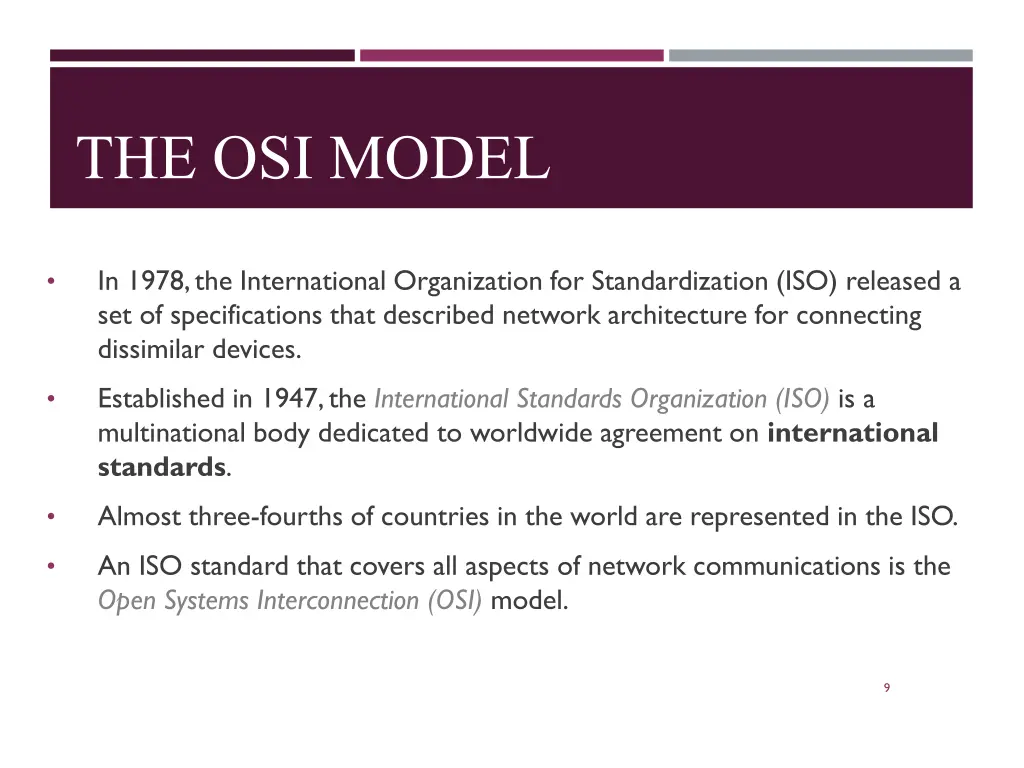 the osi model