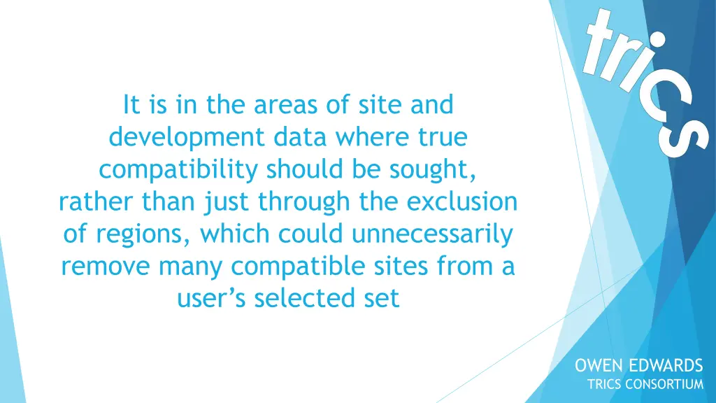 it is in the areas of site and development data