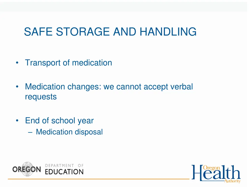 safe storage and handling 1