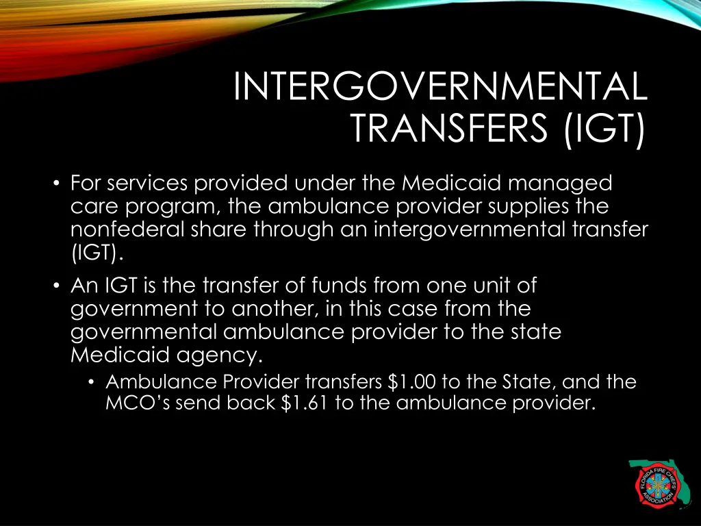 intergovernmental transfers igt