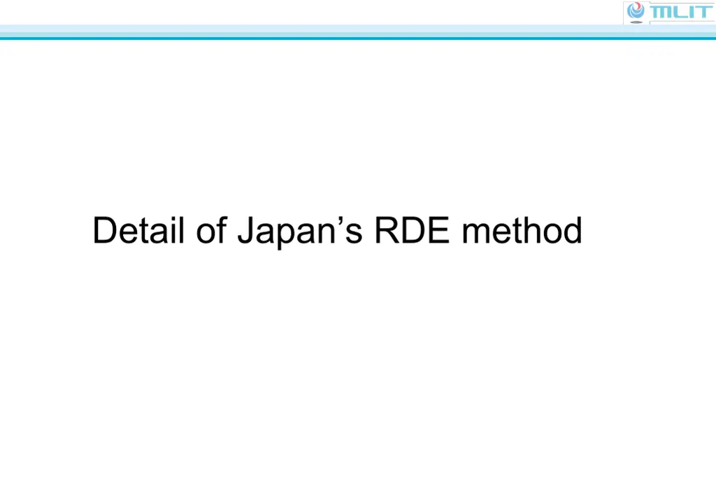 detail of japan s rde method