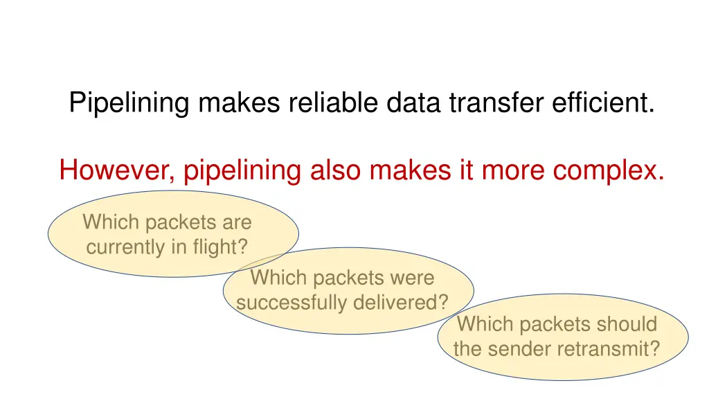 pipelining makes reliable data transfer efficient 1