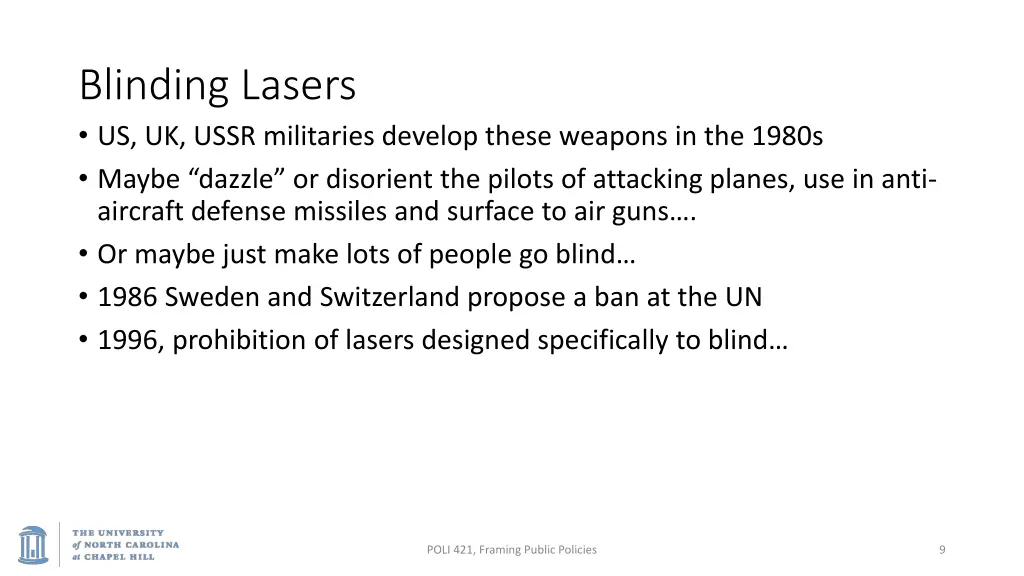 blinding lasers us uk ussr militaries develop