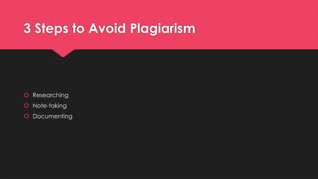 3 steps to avoid plagiarism