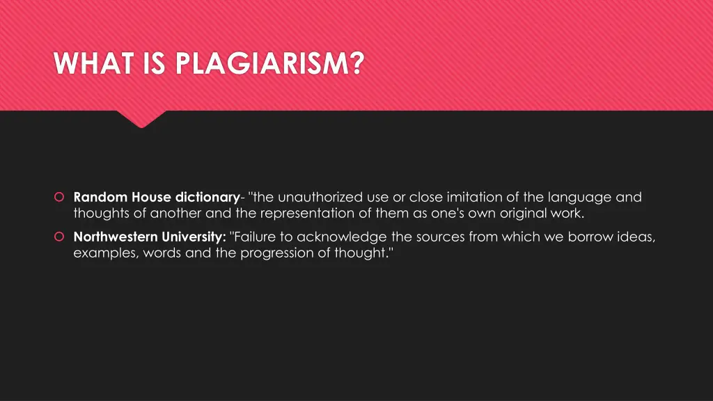 what is plagiarism