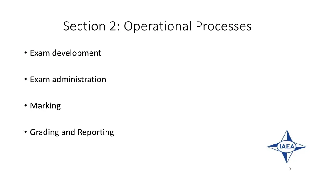 section 2 operational processes