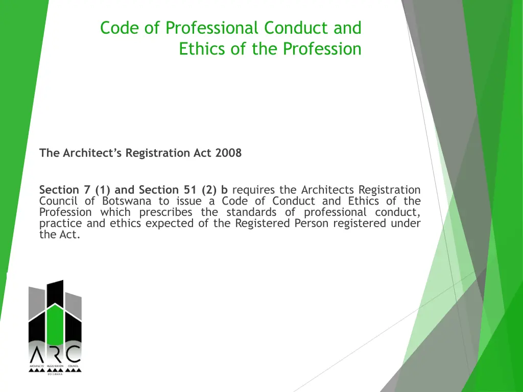 code of professional conduct and ethics 1