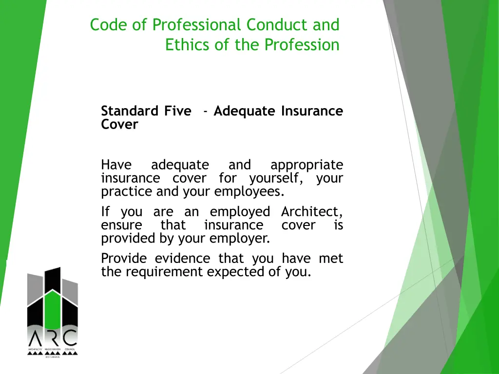 code of professional conduct and ethics 17