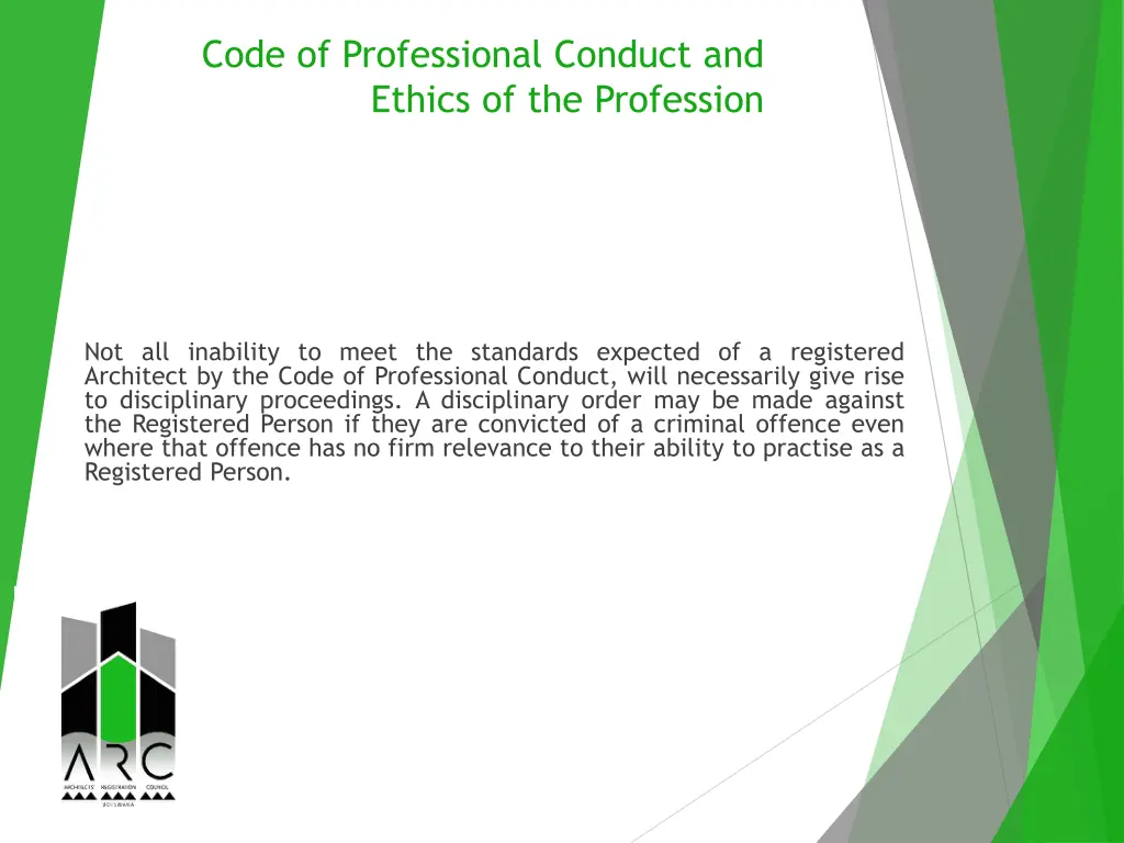 code of professional conduct and ethics 3