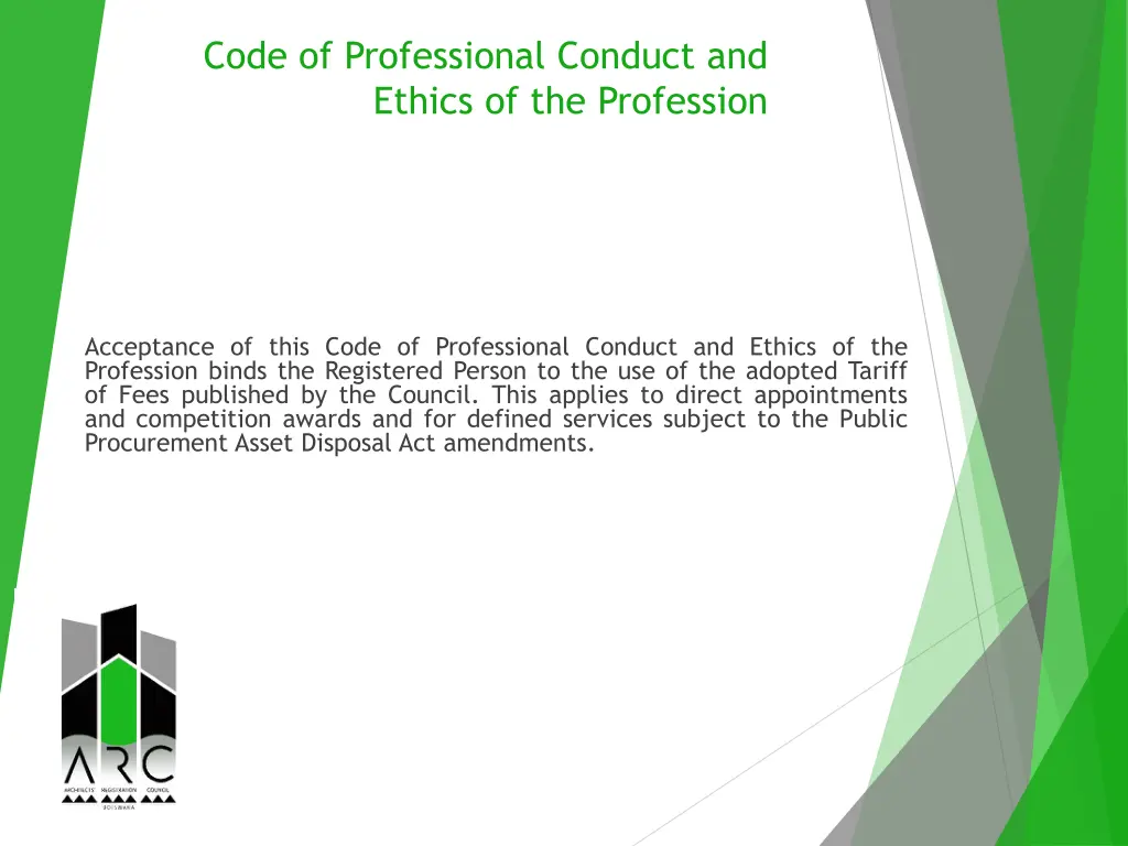 code of professional conduct and ethics 4