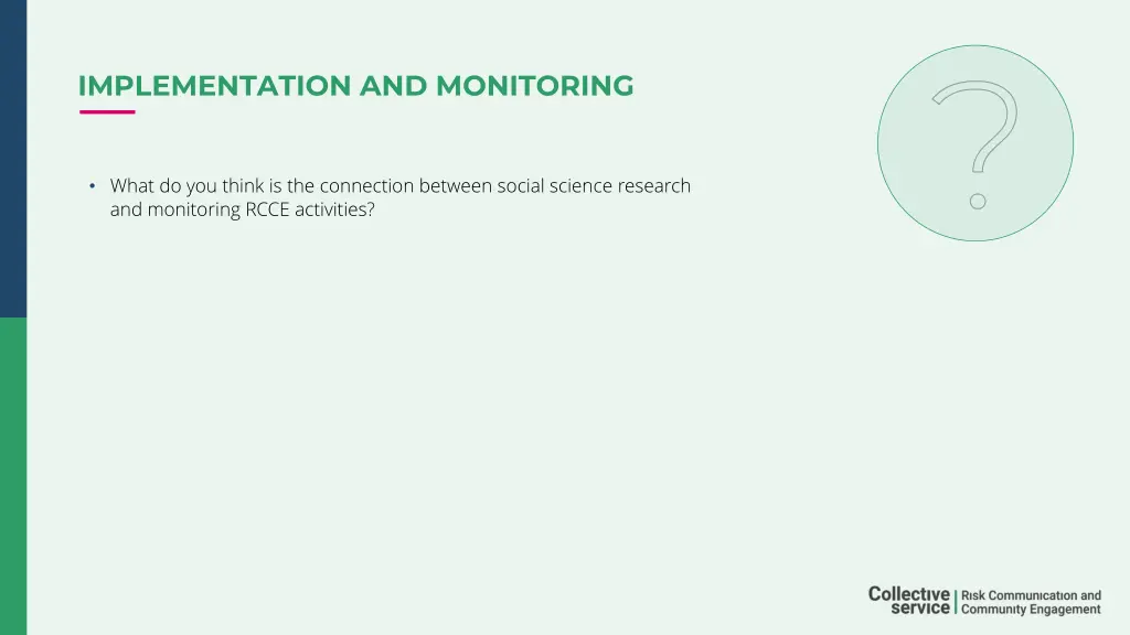 implementation and monitoring 4