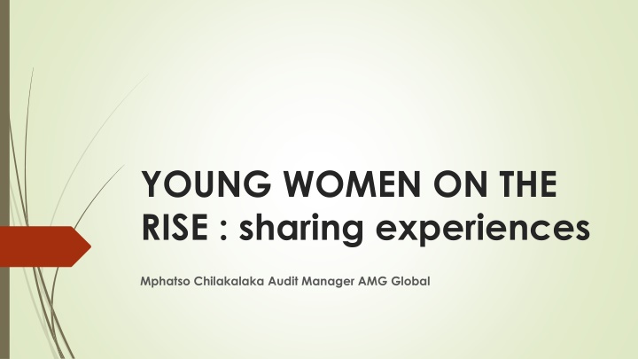 young women on the rise sharing experiences