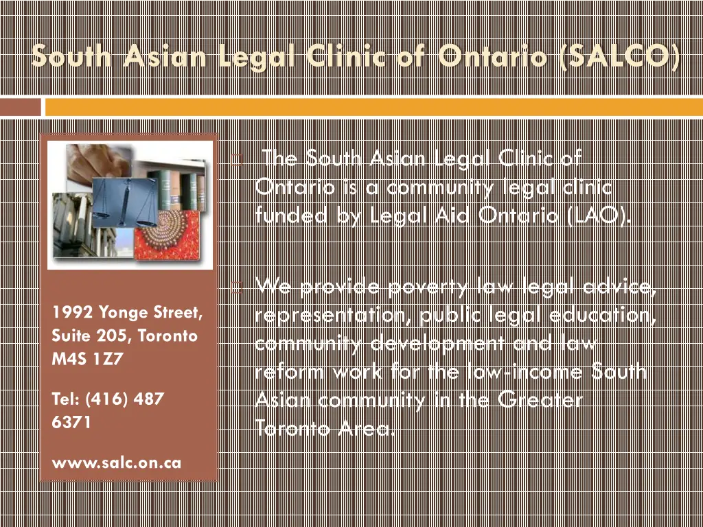 south asian legal clinic of ontario salco