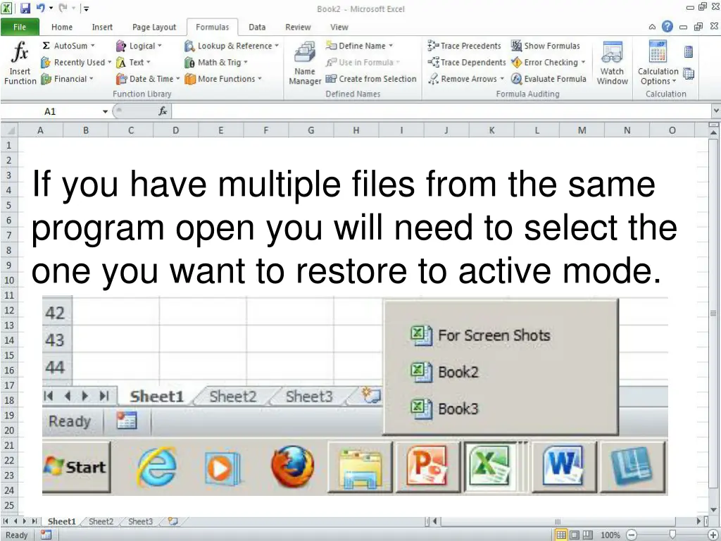 if you have multiple files from the same program