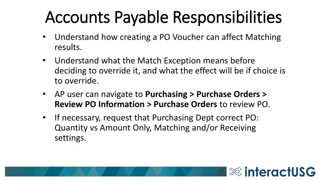 accounts payable responsibilities accounts