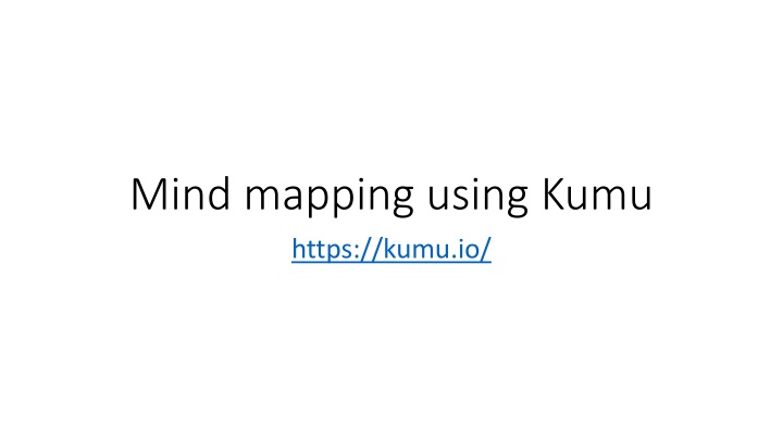 mind mapping using kumu https kumu io