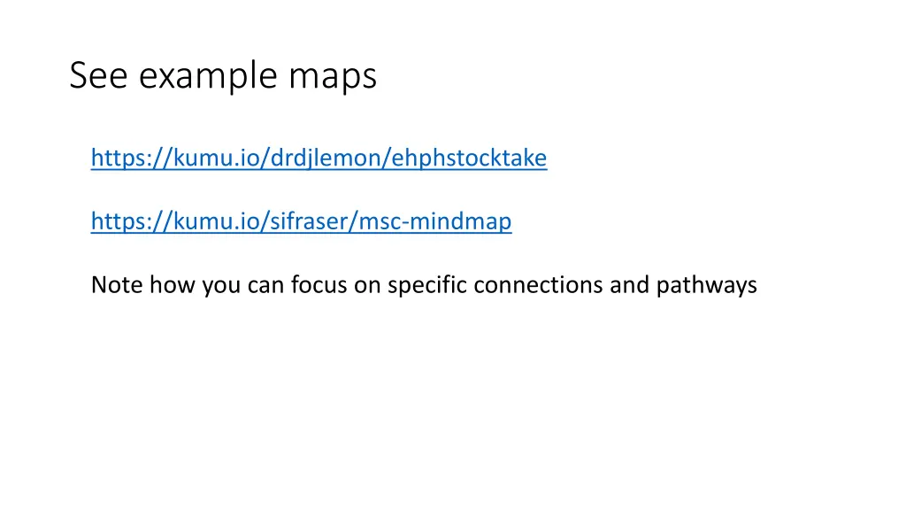 see example maps