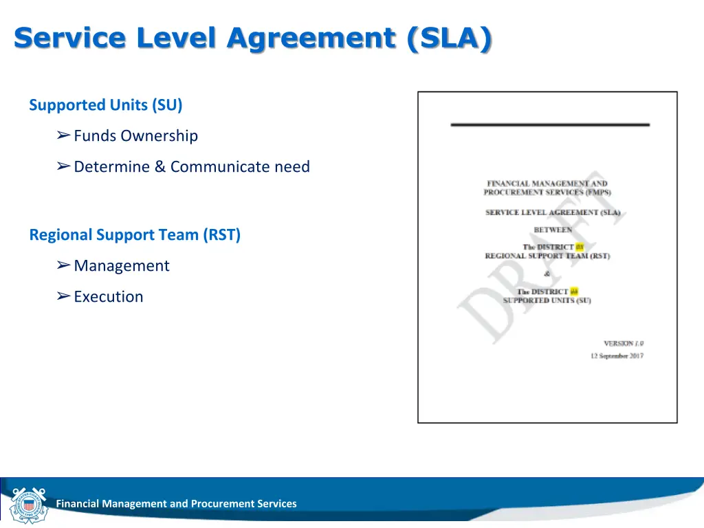 service level agreement sla