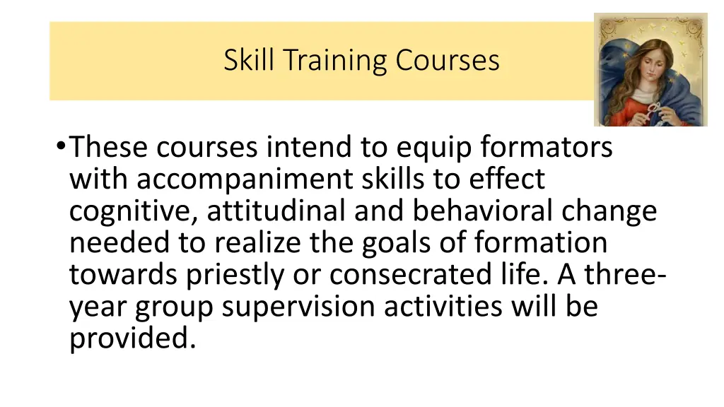 skill training courses