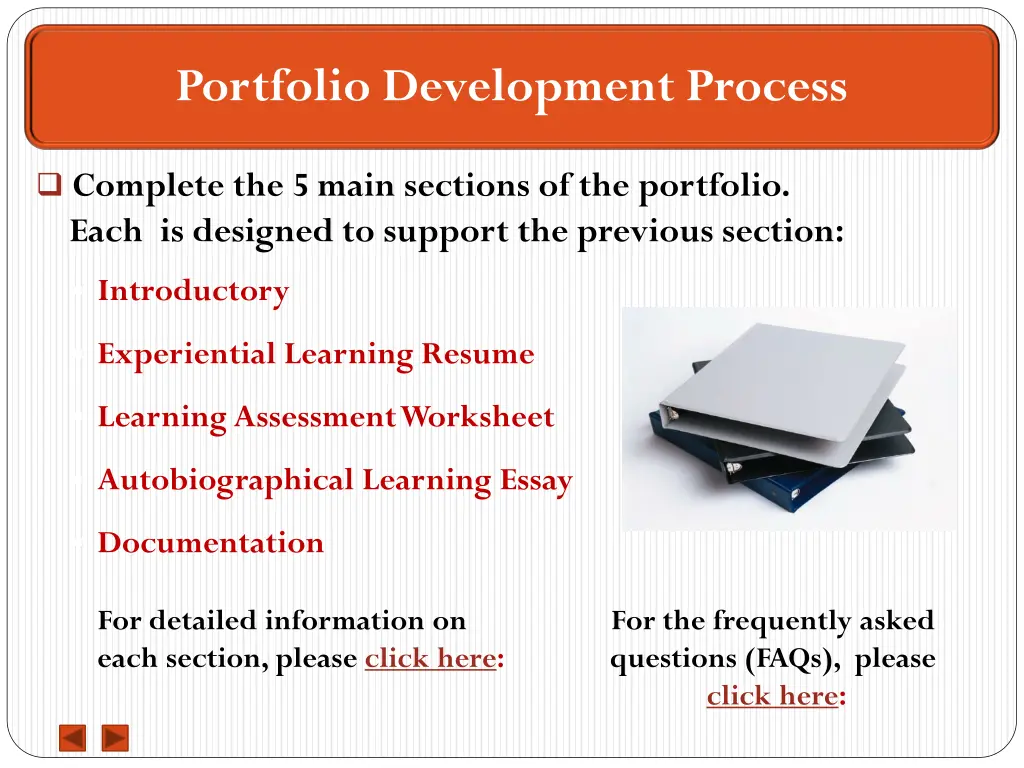 portfolio development process 2