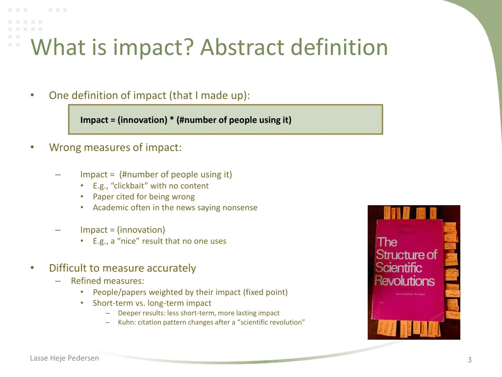 what is impact abstract definition