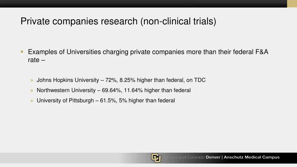 private companies research non clinical trials 2