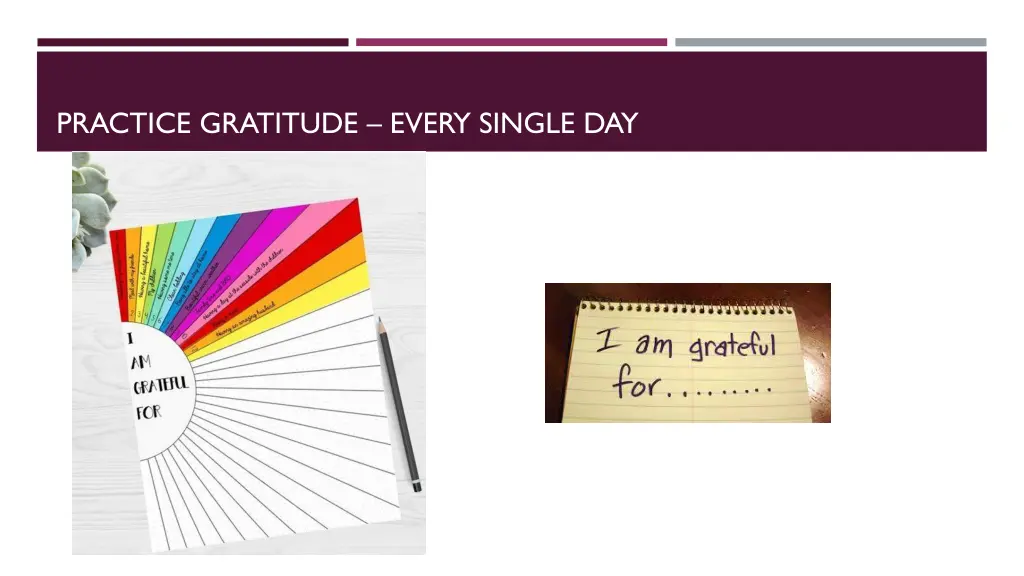 practice gratitude every single day