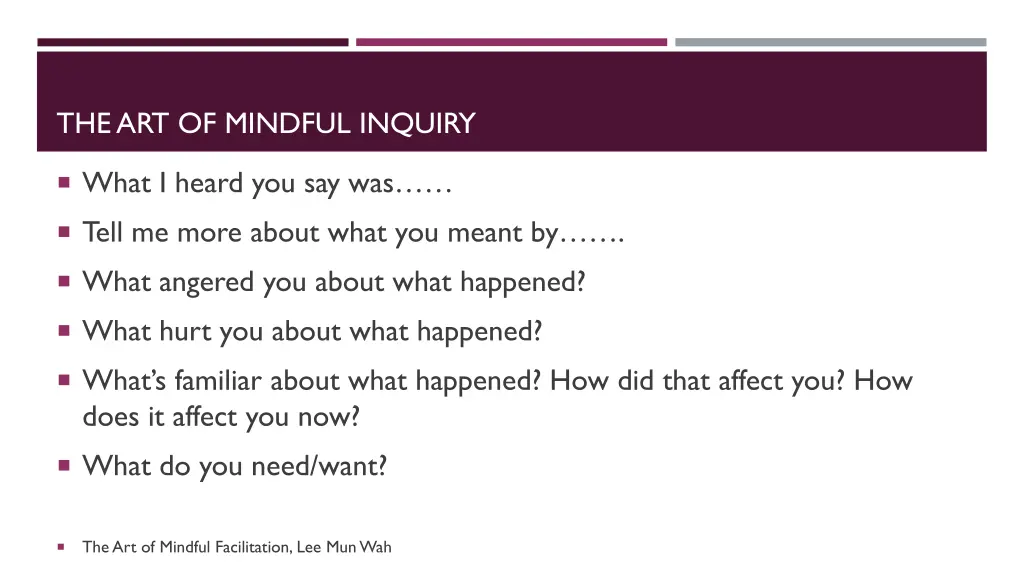 the art of mindful inquiry