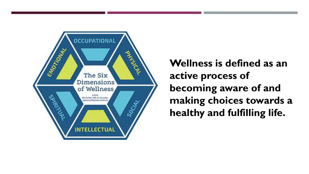 wellness is defined as an active process