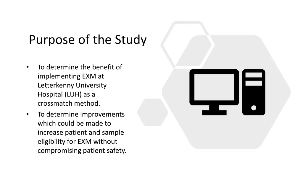 purpose of the study