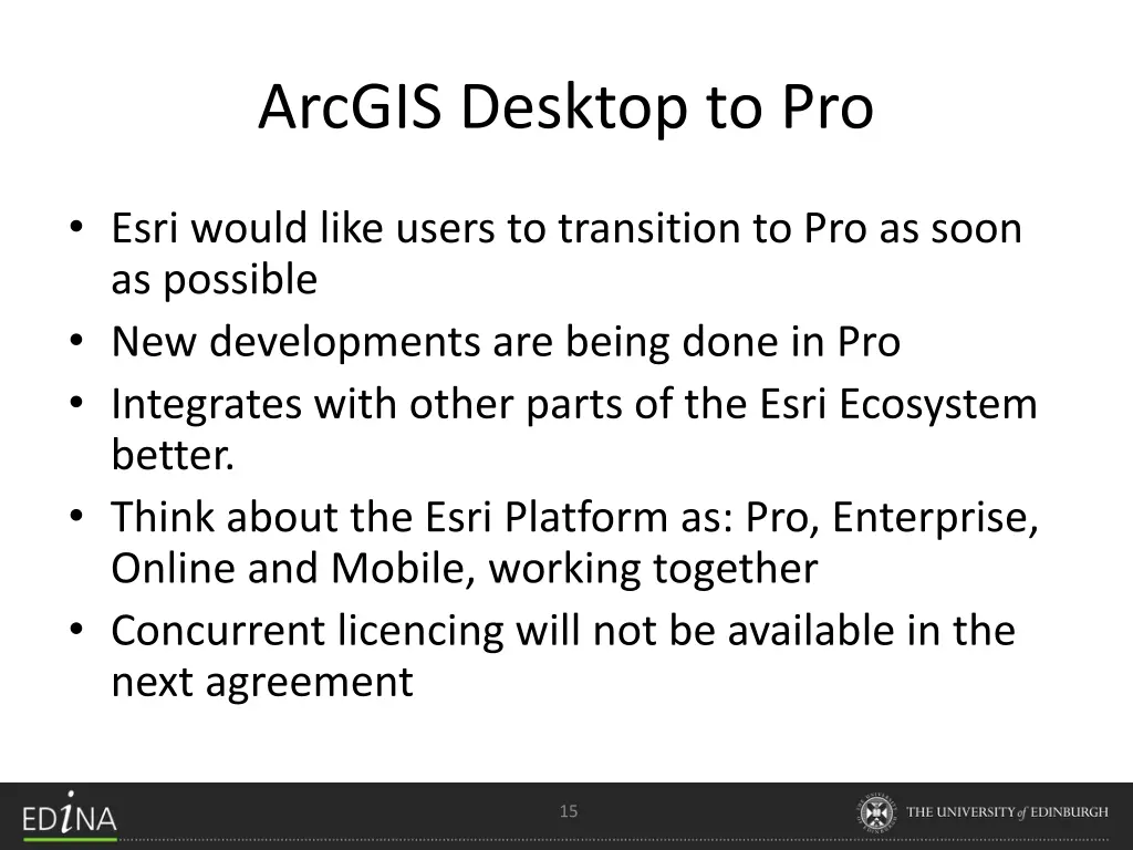 arcgis desktop to pro